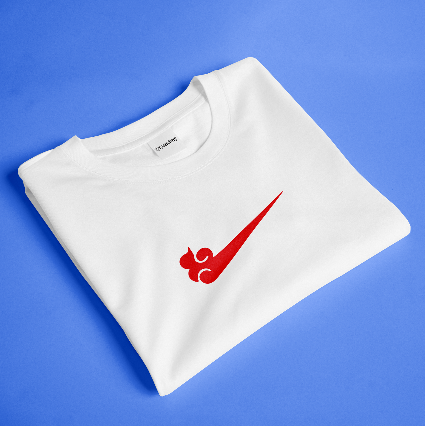 Akatsuki Strike Round Neck Tee – Swoosh Meets Ninja Style